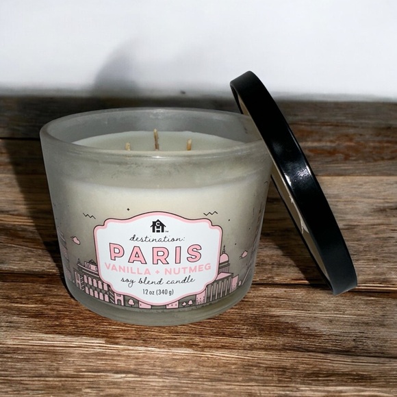 Complete Home Other - Complete Home Paris Vanilla & Nutmeg 3-Wick Soy Blend Candle 12 oz NWT